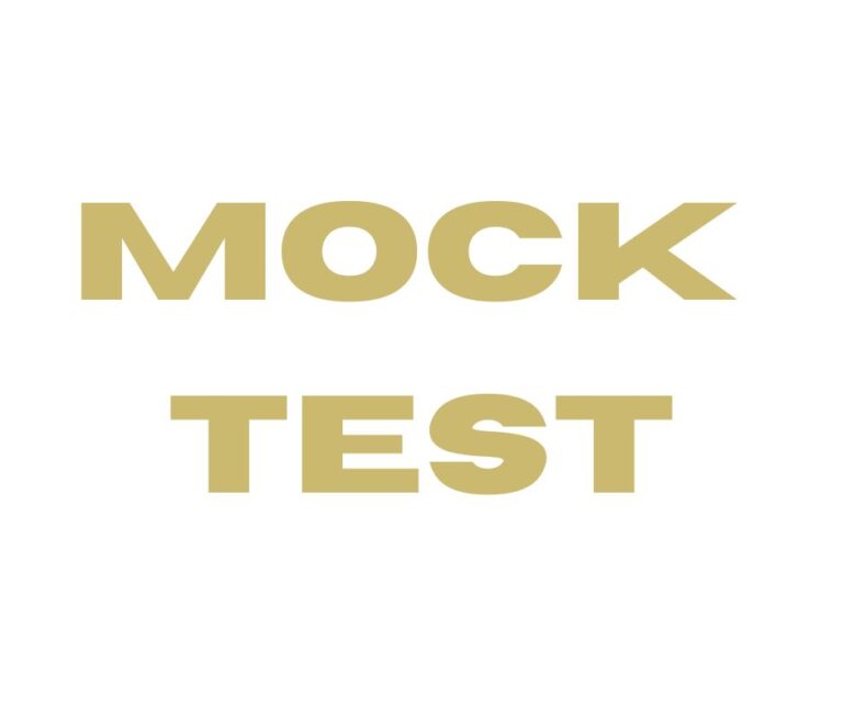 Mock Test – package